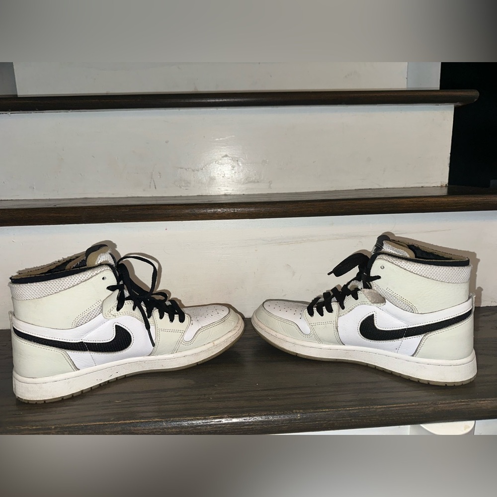 Air Jordan Nike Basketball HIGH ZOOM SAIL High-Top Sneakers Shoes Comfort Size 9 - Picture 5 of 6